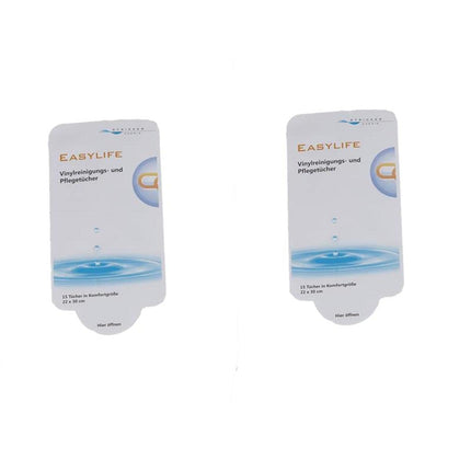 Easylife 2x15 gabali ūdensgultas kopšanas salvetes, vinila tīrīšanas salvetes no Stricker