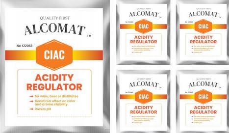 Alcomat citronskābe pārtikas kvalitātes CIAC x5 10g - citronskābes pulveris pārtikas kvalitātes vīnam, alum un destilātiem - citronskābes pulveris