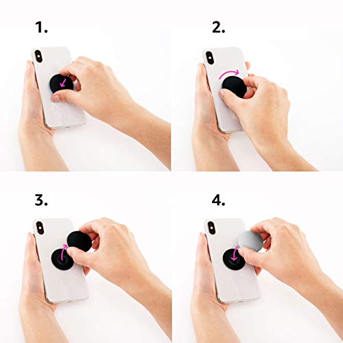 Starp grāmatas lappusēm ir skaista vieta, kur būt PopSockets ar maināmu PopGrip.