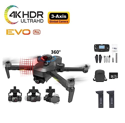 LUXWALLET Ai-Fly² GPS profesionāls drons - šķēršļu noteikšana - 4K kamera + tālummaiņa - stabilizators - 5G WiFi FPV - 1,2 km diapazons - 2x akumulators