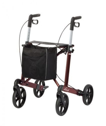 RUSSKA rollators Vital Classic - pelēks, 62 cm, alumīnijs, pieaugušajiem, klasisks