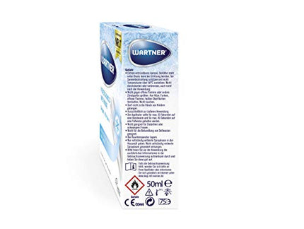 WARTNER kārpu sasaldēšanas aerosols - kārpu ārstēšanas aerosols - kārpu krioterapija pašapstrādei bērniem un pieaugušajiem - 1 iepakojums, 1 x 50 ml