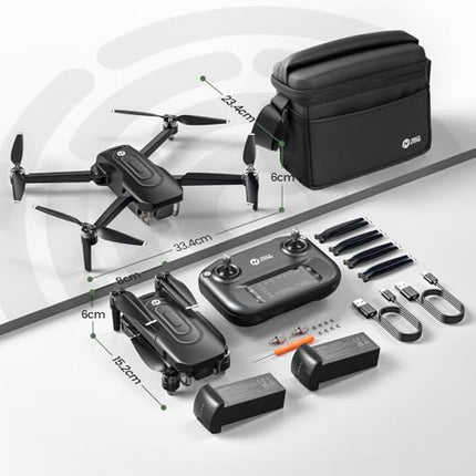 Holy Stone GPS drons ar 4K EIS kameru pieaugušajiem, HS175G RC kvadrokopters ar 60 minūšu ilgu lidojuma laiku, sekojiet man, bezsuku motors, apļveida lidojums, trajektorijas kameru droni iesācējiem, svars zem 249 g, C0