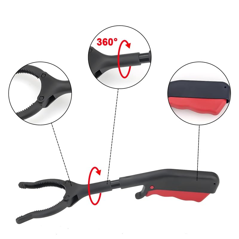 3 gab. 30 cm bērnu greifers, higiēnas atkritumu saspraudes, pārnēsājamas atkritumu savākšanas knaibles, daudzfunkcionālas atkritumu knaibles, piemērota atkritumu savākšana