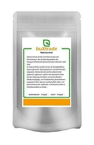 2 x 500 g nātrija citrāts E331 TNC trinātrija citrāts tīra citronskābes sāls citrons 1 kg