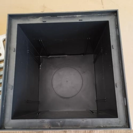 SP pagalma noteka 25x25cm ar čuguna režģi KG caurule pagalma izlietne pagalma ieplūde