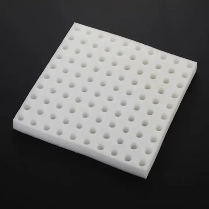 GREENinGRAY hidroponiskais sūklis, 100 iepakojums, augstas kvalitātes hidroponiskie sūkļi – ideāli piemēroti sēklām un stādiem (balts)