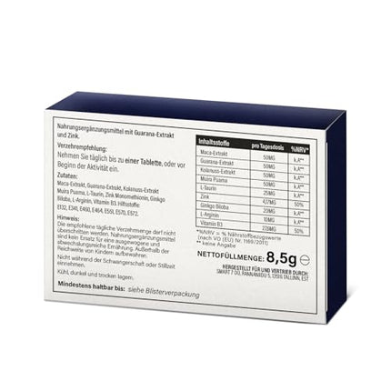 JAUNUMS: Saint Nutrition® V-GRA Forte komplekss vīriešiem – īpaši spēcīgs ar maka sēklām, L-arginīnu un cinku – ar nekavējoties pieejamu augstākās kvalitātes formulu vīriešiem