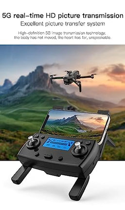 LUXWALLET Ai-Fly² GPS profesionāls drons - šķēršļu noteikšana - 4K kamera + tālummaiņa - stabilizators - 5G WiFi FPV - 1,2 km diapazons - 2x akumulators