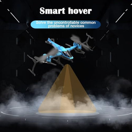 OBEST 2.4G RC drons ar HD 1080P kameru bērniem, var uzņemt fotoattēlus un video, kvadrokopters ar 3D pagriezieniem, 15 minūšu lidojuma laiks, rotaļu drons-helikopters bērniem un iesācējiem