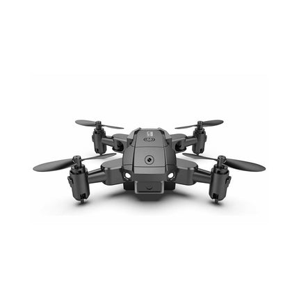 LUXWALLET SkyX Mini 480P drons ar kameru un pārnēsāšanas somu, 10,8 km/h-150 metru attālums, melns