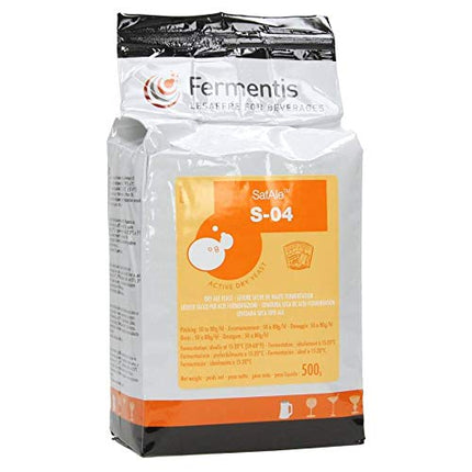 Fermentis Safale S-04 500g augšējās fermentācijas alus rauga sausā rauga