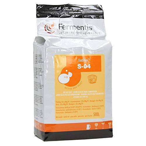Fermentis Safale S-04 500g augšējās fermentācijas alus rauga sausā rauga