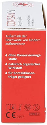 CONISAN N acu pilieni veselīgām acīm - ātrs atvieglojums sausām, iekaisušām un nogurušām acīm, ar inovatīvo vitOrgan kompleksu šūnu reģenerācijas atbalstam, 20 x 0,5 ml