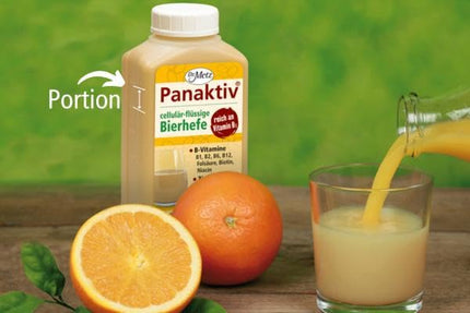 Panaktiv® - šķidrais alus raugs, 500 ml • B1, B12 vitamīns, folskābe, biotīns, B2, B6 vitamīns, niacīns, cinks • aktīvai vielmaiņai • skaistai ādai un matiem • tīrs dabīgs produkts