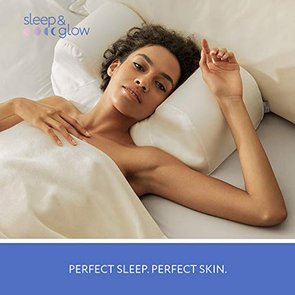 Sleep&amp;Glow pretnovecošanās Aula spilvens - veselīgs miegs uz muguras - palīdz rehabilitācijā pēc sejas estētikas un plastiskās ķirurģijas