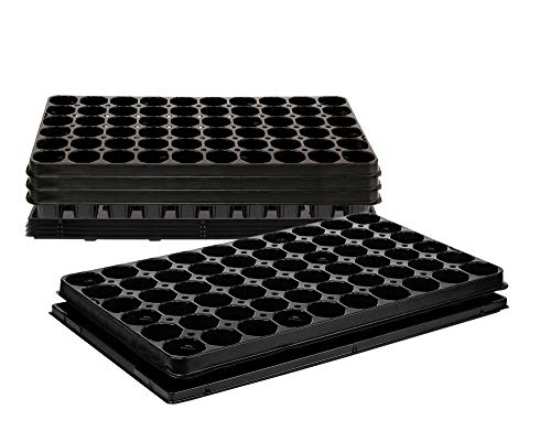 BigDean 4X audzēšanas paplāte Pro 60 stādīšanas caurumi Ø 4,7 cm un apakštase stādīšanas paplāte audzēšanas paplāte podu paplāte 53 x 31 cm