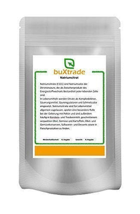 2 x 1 kg nātrija citrāts E331 TNC trinātrija citrāts tīra citronskābes sāls citrons 2 kg