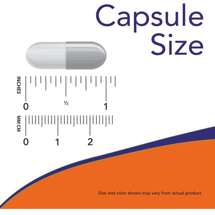 NOW Foods holīns un inozitols, 500 mg - 100 kapsulas