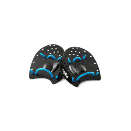 Sailfish® plakanā airēšana | Klasiskās rokas airēšanas raketes ar apaļām gumijas lentēm | Tehnikas treniņi un spēka veidošana | Peldēšanas airi 3 izmēros | Peldēšanas treniņu piederumi | Regulējams un bez PVC