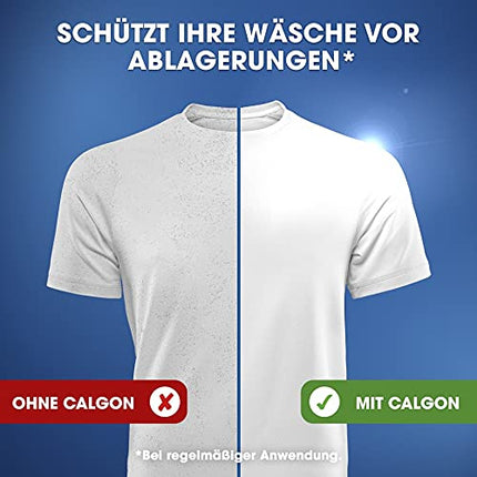 Calgon 4-in-1 Power Tabs – Ūdens mīkstinātājs pret kaļķakmeni, netīrumiem un koroziju veļas mašīnā – Novērš nepatīkamas smakas – 1 x 47 tabletes