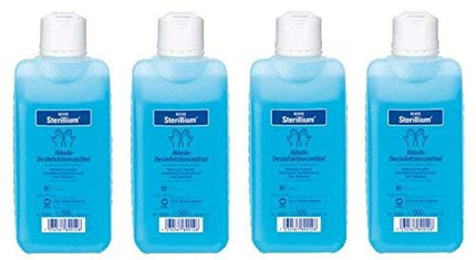 Sterillium roku dezinfekcijas līdzeklis | Želejas, šķidrums, bez smaržas, 4 x 500 ml pudeles