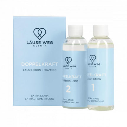 Double Power - augstākās kvalitātes utu losjons un utu šampūns - 200 ml - no klīnikas