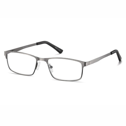 EYECEDAR 5 gabalu lasīšanas brilles vīriešiem metāla pilna rāmja taisnstūra stila atsperes eņģes saulesbrilles lasīšanas brilles 1.50