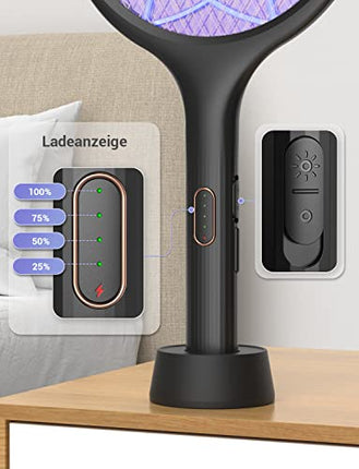 YISSVIC elektriskais odu sitējs ar īpaši spēcīgu USB C tipa adapteri, UV gaismas slazdu un melnu odu sitēju
