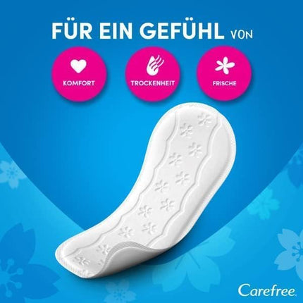 Carefree Cotton Feel Normal ikdienas ieliktnīši, bez smaržas, 100% elpojoši, nodrošina komforta, sausuma un svaiguma sajūtu, normāls izmērs, uzglabāšanas iepakojums (100 gab.)