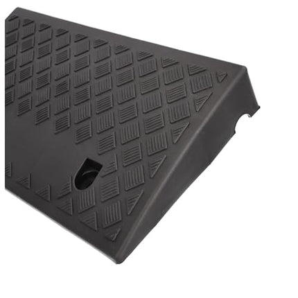 Cartrend apmales rampas, komplekts no 2, pārnēsājams, ratiņkrēslu rampas automašīnām, motocikliem, ratiņkrēsliem, gājējiem, melns