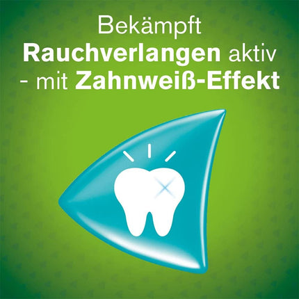 NICORETTE košļājamā gumija 2mg Whitemint – Nikotīna košļājamā gumija smēķēšanas atmešanai – Zobus balinoša iedarbība – Piparmētru garša – 2mg nikotīna – 30 gab.