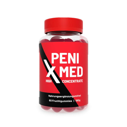 PENIXMED augļu želejkonfektes - Veiktspējas uzlabotājs aktīvam vīrietim - Ķiršu garša + Ašvagandas augsta deva - Premium Libid Love želejkonfektes vīriešiem - Vīriešu uztura bagātinātājs (1)