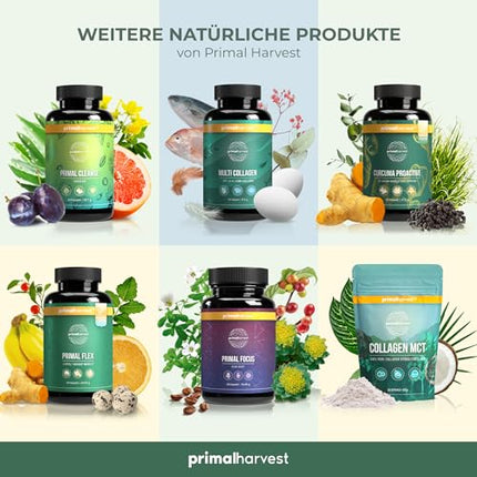 Primal Harvest® multivitamīnu tabletes (30 porcijas) - augsta deva - kapsulas ar svarīgākajiem vitamīniem - A, C, D, K vitamīni un minerālvielas, piemēram, biotīns, cinks, folskābe - vitamīnu tabletes