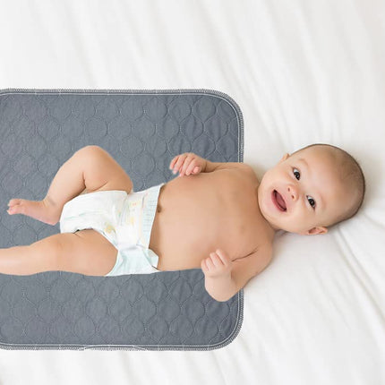 GRUENERDE 4 mazgājami sēdekļu pārvalki urīna nesaturēšanas gadījumiem, ūdensnecaurlaidīgs krēsla pārvalks, ļoti absorbējošs, izturīgs krēsla paliktnis atzveltnes krēsliem, ratiņkrēsliem, 54x56 cm, pelēks