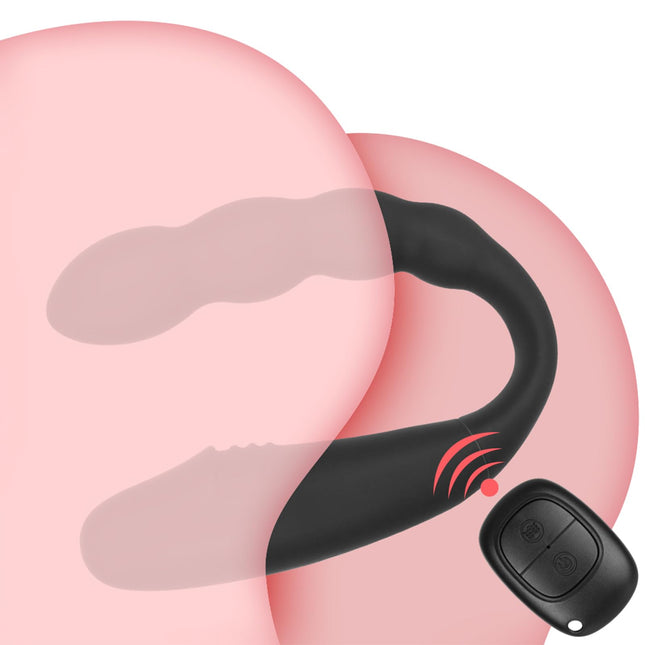 YcsLust dubultie dildo, dildo, anālais vibrators, klitora stimulators, G punkta vagīnas klitora anālā masāža, bezvadu vadības dildo, divgalvu vibratori, U veida seksa rotaļlietas sievietēm, lesbietēm, pāriem