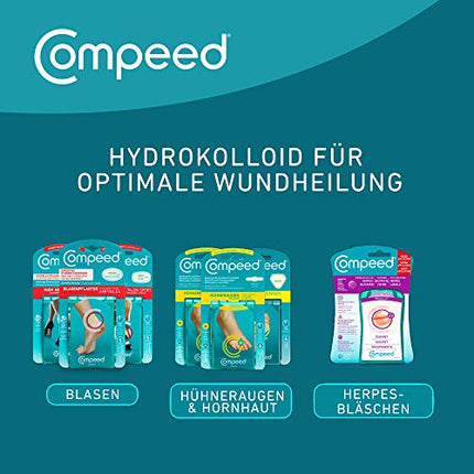 Compeed prettulzu zīmulis — neredzami aizsargā pret tulznām un nobrāzumiem — acumirklī samazina berzi uz ādas, 1 zīmulis (8 ml)