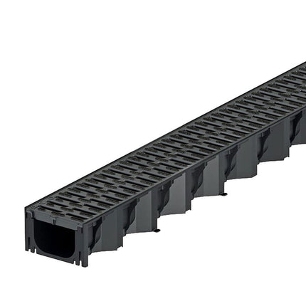 1 m ACO Hexaline 2.0 drenāžas kanāls ar Microgrip režģveida režģi, grīdas kanāls, terases kanāls