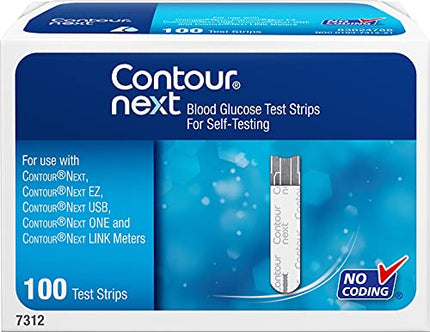 Contour-Next Bayer asins glikozes testa strēmeles, 100 gab.
