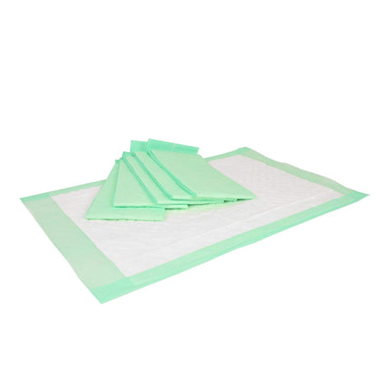 Teqler 100 vienreizlietojamie apakšpaklājiņi T-190649, iepriekš salocīti un gatavi lietošanai, ideāli piemēroti aprūpei mājās, 60 cm x 90 cm, 60 x 90 cm