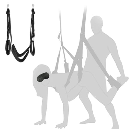 BDSMJOY Mīlestības šūpoles Seksa šūpoles Seksa rotaļlieta pāriem Ekstrēms sekss, Mīlestības šūpoles Seksa mēbeļu ierobežojumi Seksa komplekts ar krūtsgalu skavām Krūtsgala ķēde, aizsietām acīm Seksa gulta, Seksa šūpoles Kravnesība līdz 150 kg