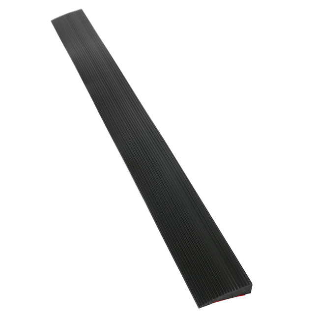 Pašlīmējoša durvju sliekšņa rampa, 90 x 8 x 2 cm elastīga ratiņkrēslu rampa, gumijas rampa, sliekšņa rampa, apmales rampa ratiņkrēsliem, slaucīšanas roboti, skrejriteņi