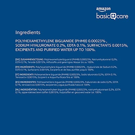 Amazon Basic Care acu pilieni ar nātrija hialuronātu 0,2%, 15 ml (2 iepakojums)