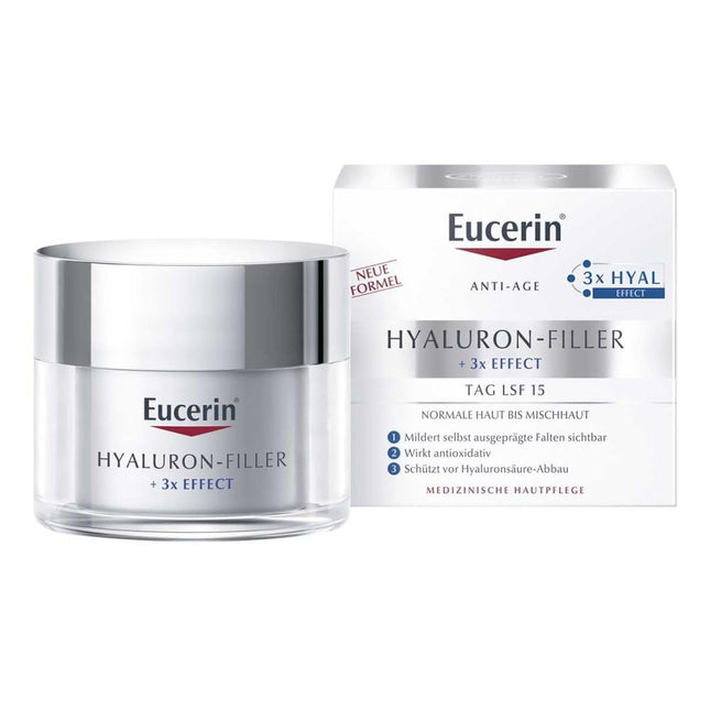 Eucerin Anti Age Hyaluron-Filler dienas krēms normālai un kombinētai ādai 50 ml