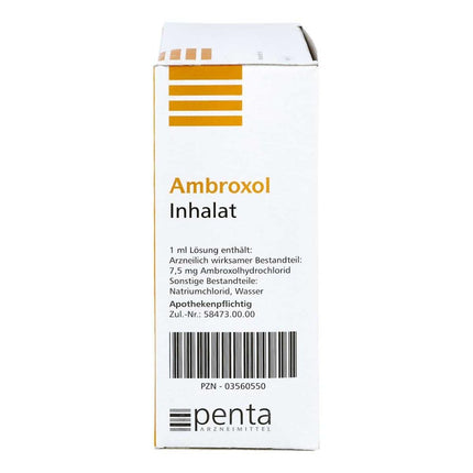 AMBROXOL Inhalācijas šķīdums inhalācijām 20X2 ml
