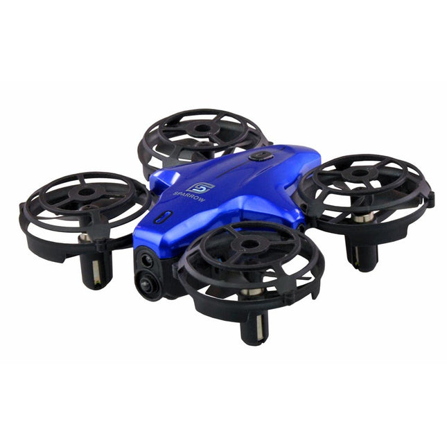 Amewi 25326 Sparrow Mini Drone ar vadības sensoriem, zils
