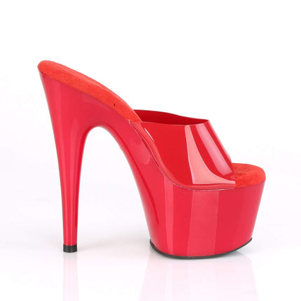 Pleaser sieviešu ADORE-701N platformas augstpapēžu kurpes ar TPU, sarkanas, 40 EU