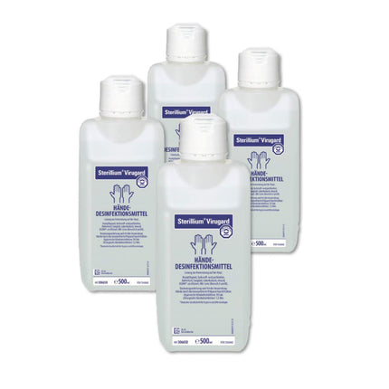 Sterillium Virugard roku dezinfekcijas līdzeklis | 4 x 500 ml pudeles