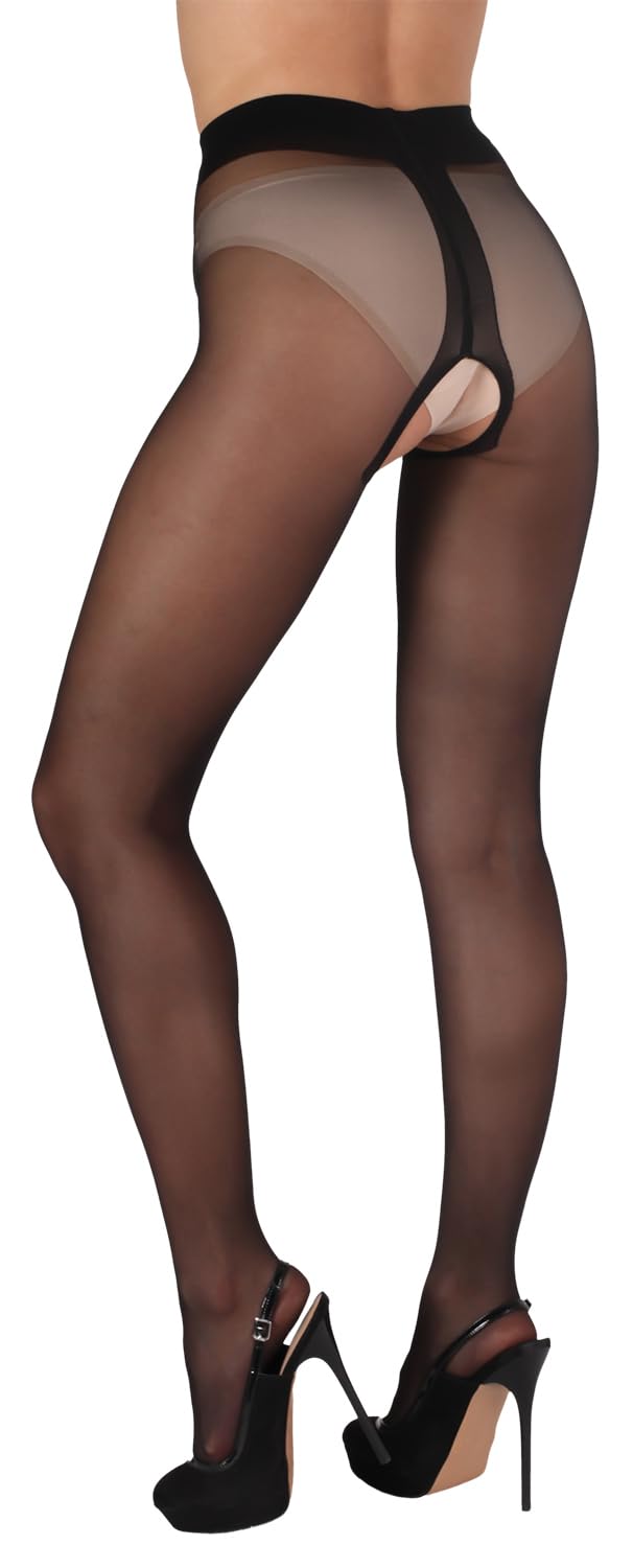 BANANALU 20 Denier zeķubikses Intimo 20 Nero L