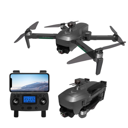 LUXWALLET Ai-Fly² GPS profesionāls drons - šķēršļu noteikšana - 4K kamera + tālummaiņa - stabilizators - 5G WiFi FPV - 1,2 km diapazons - 2x akumulators